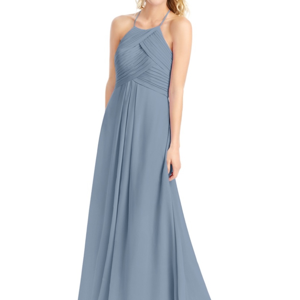 Azazie Dusty Blue Ginger Bridesmaids Dress
